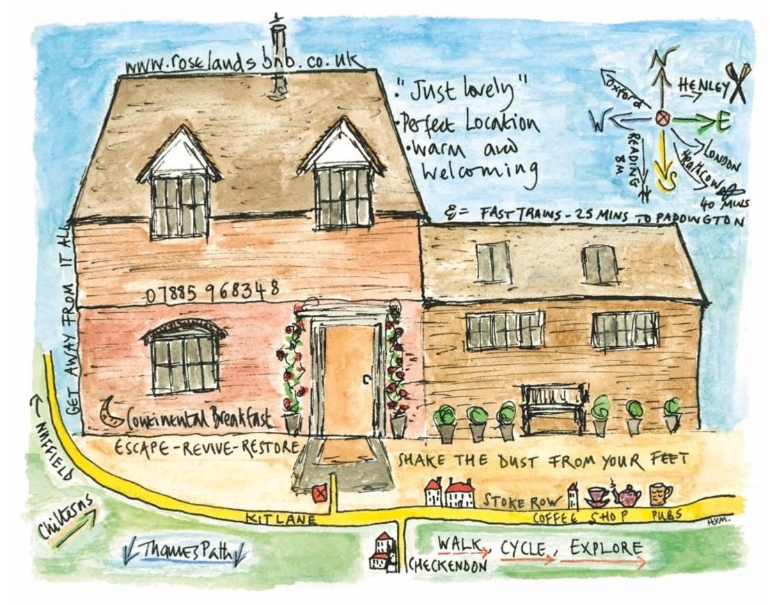 Roselands B&B Henley On Thames Duffield 외부 사진